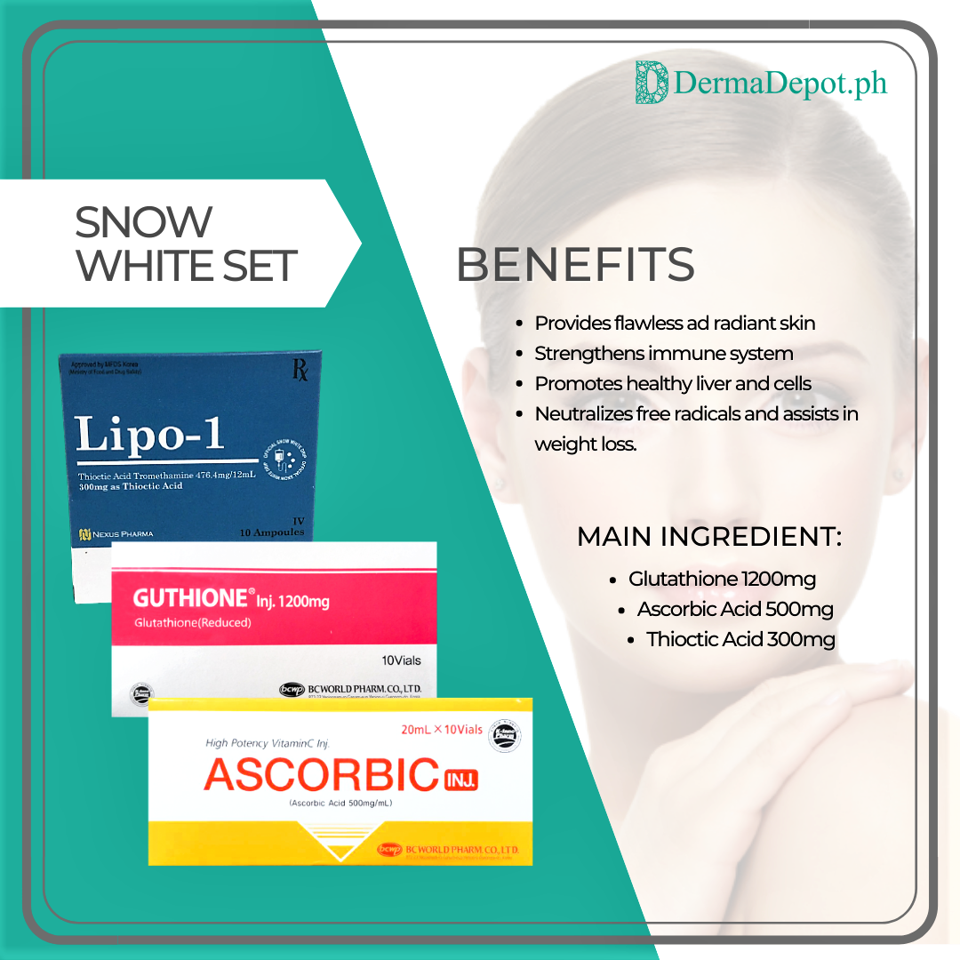 Snow White Gluta Set with Lipo-1