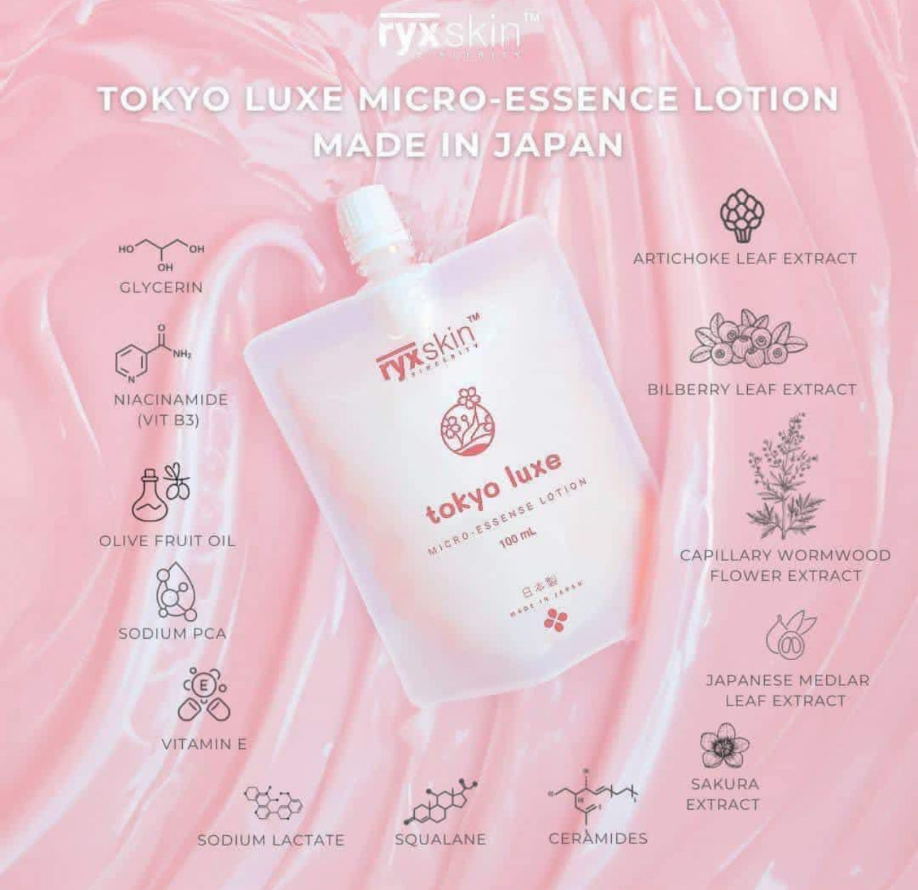 TOKYO LUXE Micro-Essence Lotion:  TWIN PACK