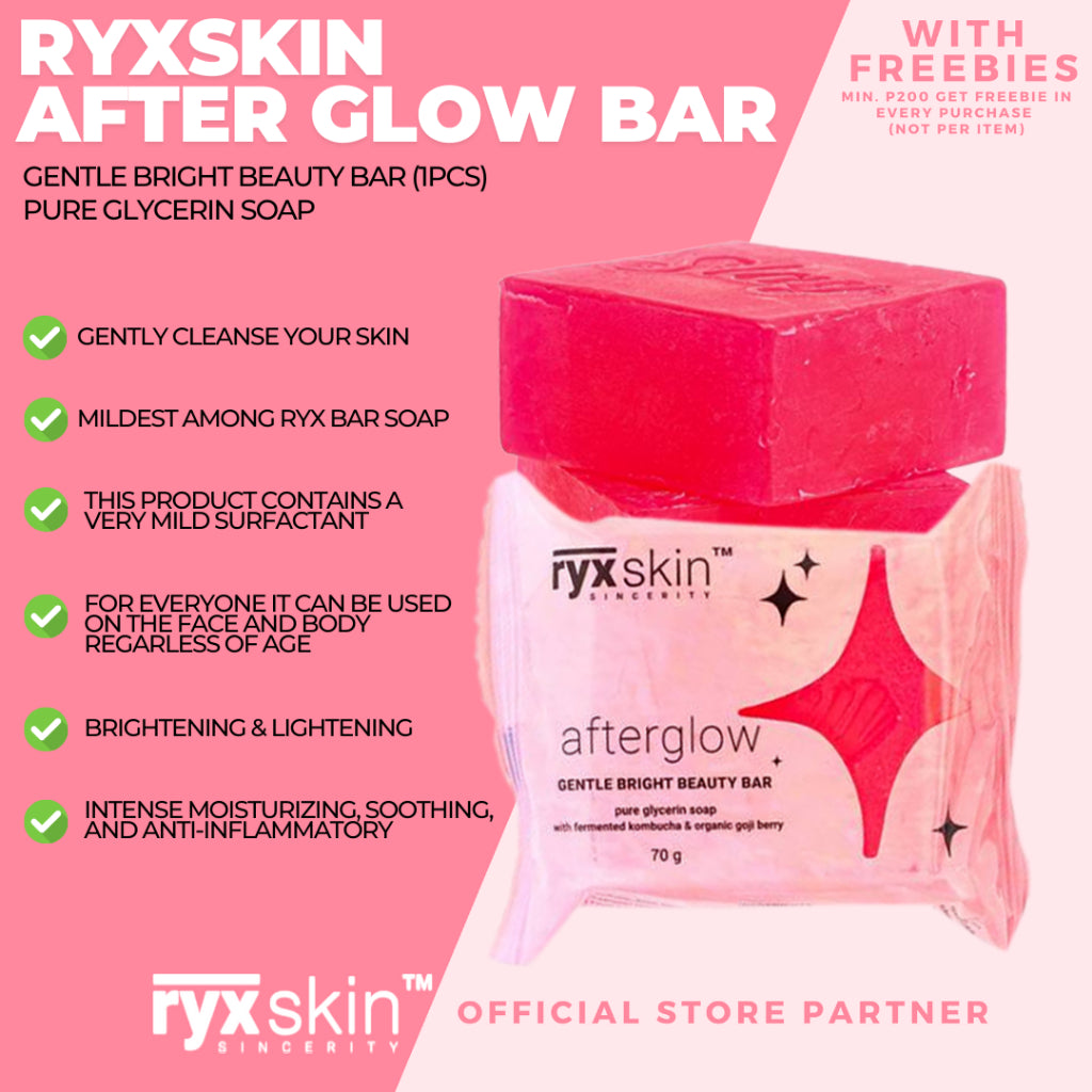 AFTERGLOW GENTLE BRIGHT BEAUTY BAR PACK of 2