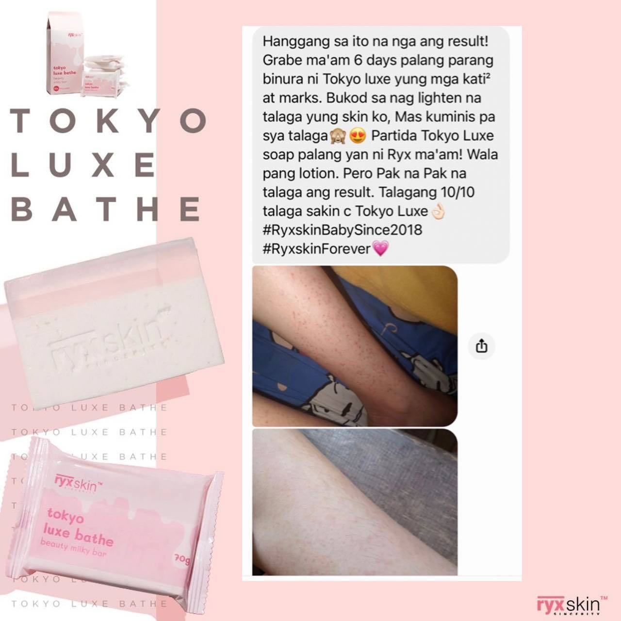 Ryxskin TOKYO LUXE BATH SOAP PACK