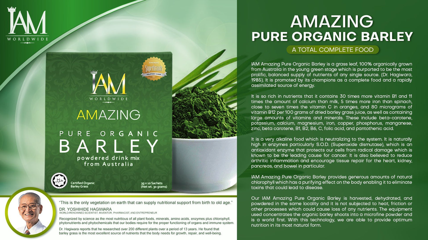 IAM Pure Organic Barley